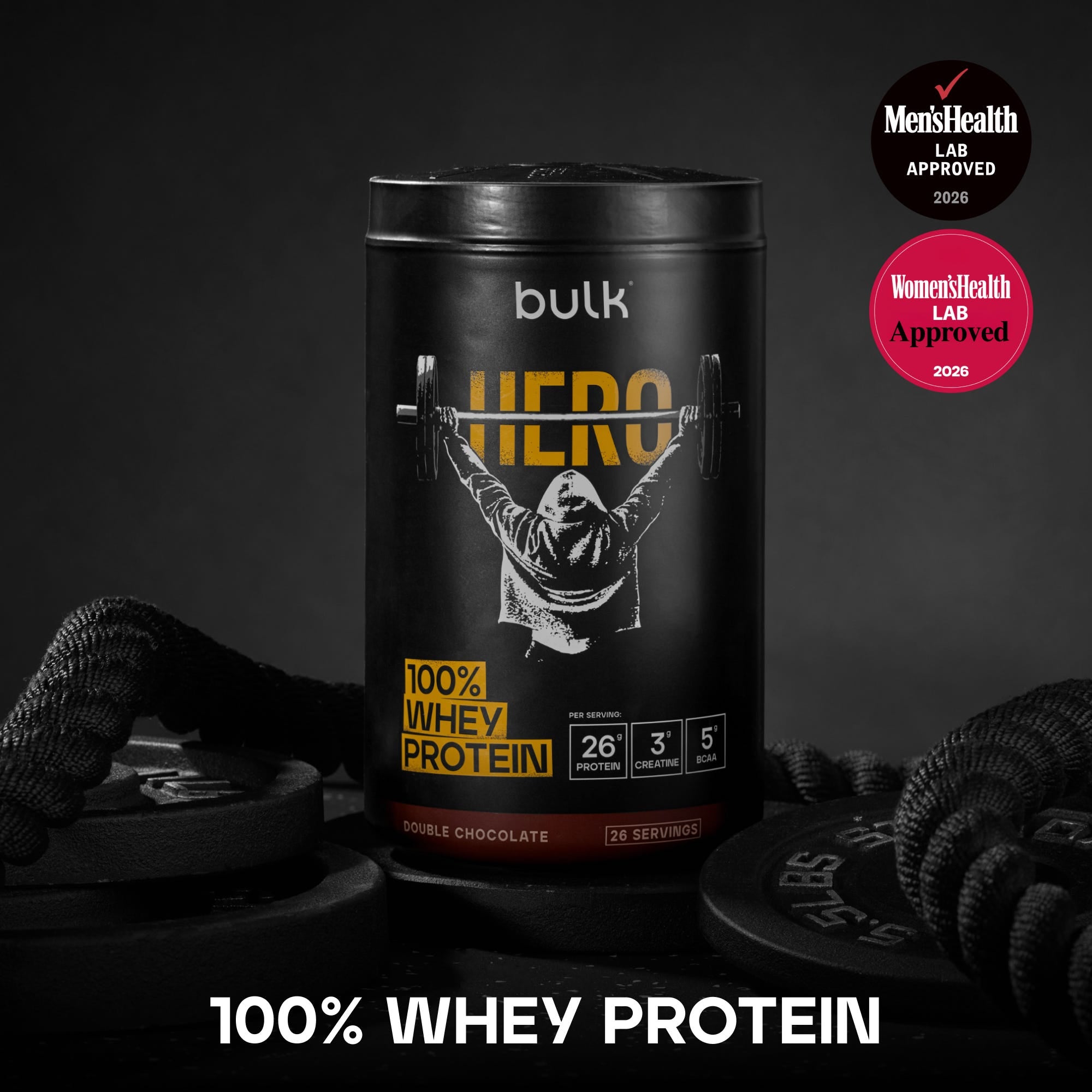 Hero 100% Whey Protein – Double Chocolate 910g
